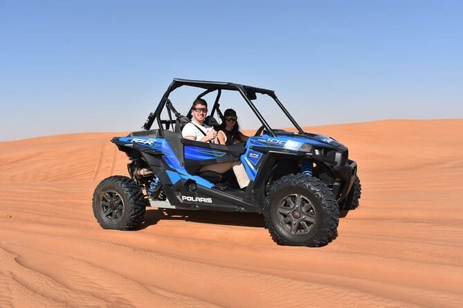 2 seater Polaris dune buggy ride Dubai desert