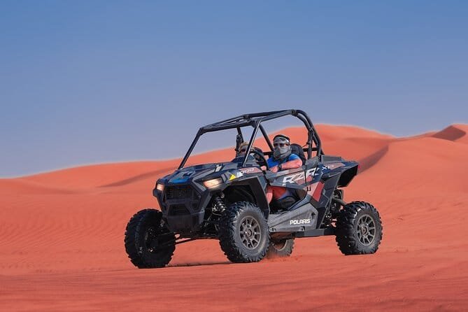 Dune buggy adventure in the open desert